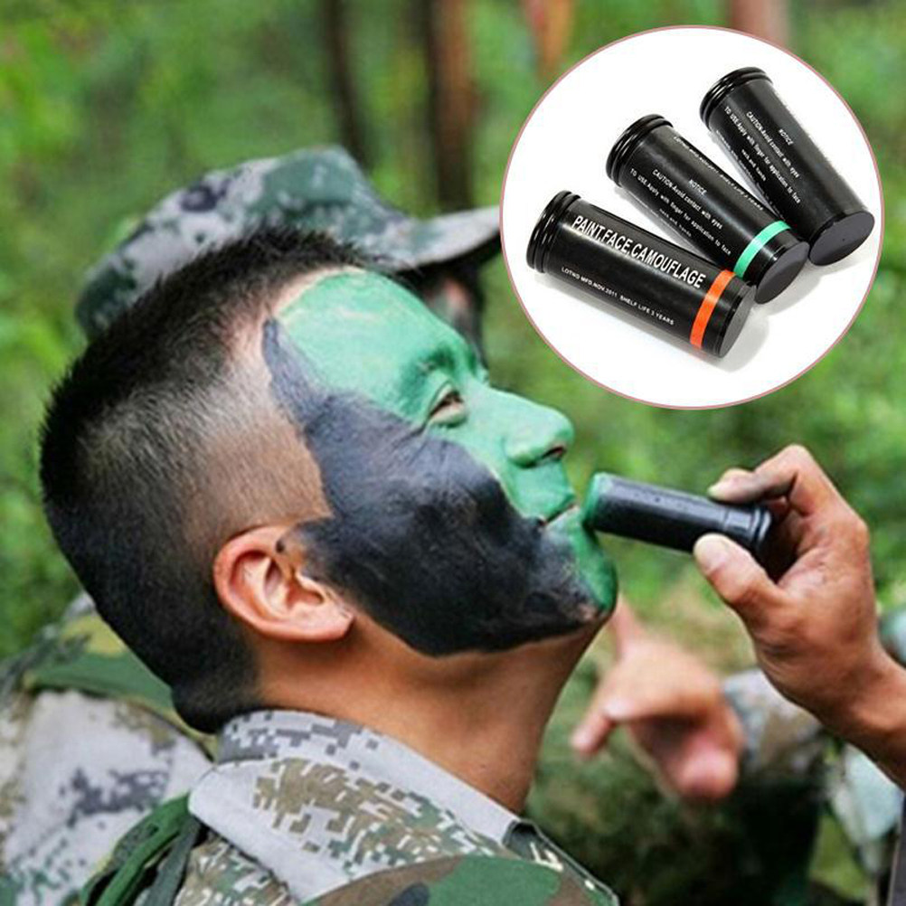 Camo Face Paint - 3Pcs Camo Face Paint Kit Premium